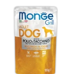 MONGE Dog Pollo tacchino 100q(24)