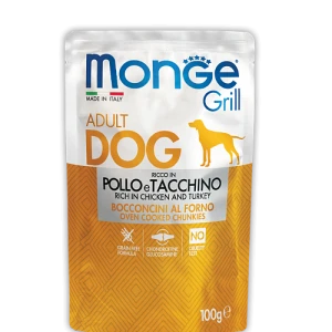 MONGE Dog Pollo tacchino 100q(24)