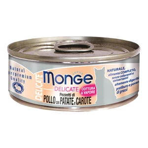 MONGE delicate pollo patate carote 80q