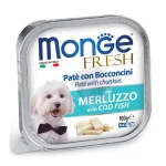 MONGE FRESH Merluzzo with Cod fish 100q