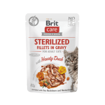 Brit Care Sterilised Fillet in Gravy with Hearty Duck 85g
