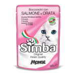 Simba Cat Pouch with Salmon 100gr