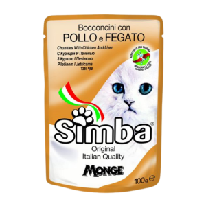 Simba Cat Pouch with Chicken 100gr