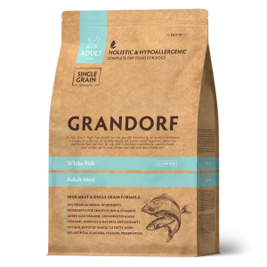 GRANDORF Dog Mini Adult White Fish 3kg