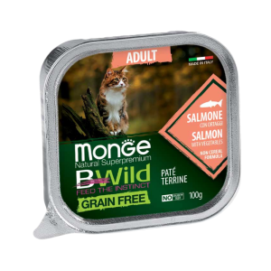 MONGE Bwild Pate CAT Salmone 100gr