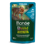MONGE Bwild CAT Tonno Sterilised 85q(28)