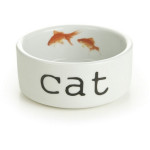 BEEZTEES Ceramic Cat Bowl Snapshot cat 11.5 * 4sm 0651460