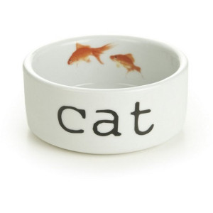 BEEZTEES Ceramic Cat Bowl Snapshot cat 11.5 * 4sm 0651460
