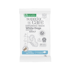 Natures Pr Snack White Dogs Healty Hips Joints With White Fish Adult 110gr