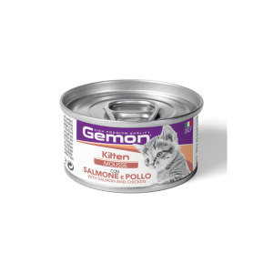 Gemon Mousse Kitten Cat Salmon & Chicken 85g