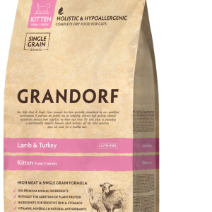 GRANDORF Cat Kitten Lamb and Turkey 2kq