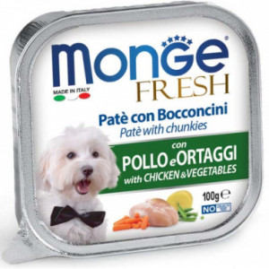 MONGE FRESH Pollo Ortaggi 100q