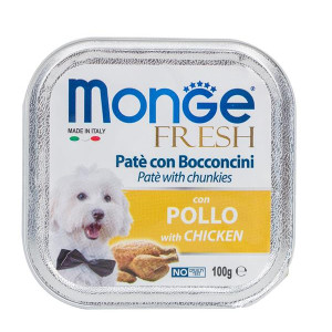 MONGE FRESH Pollo with chicken 100q