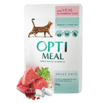 Optimeal Cat Veal with Cranberry 85gr