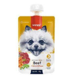 Wanpy Dog paste beef carrot pea 90gr 870227