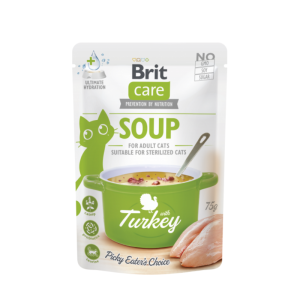 Brit Care Cat Soup Turkey 75g
