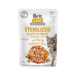 Brit Care Sterilised Fillet in Gravy with Savory Salmon Tuna 85g