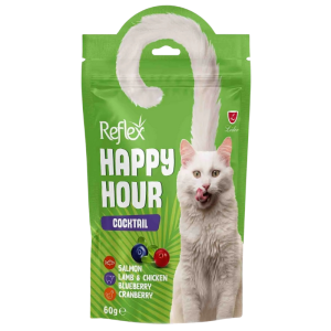 Reflex Cat Happy Hour Salmon Lamb & Chicken Blueberry Cranberry 60g