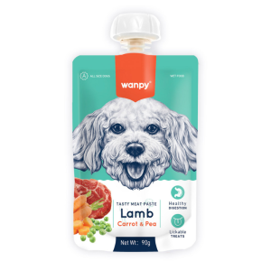 Wanpy Dog paste Lamb 90g