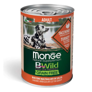 Monge bwild adult Turkey konserva 400g