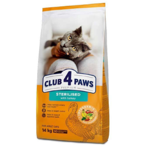 Club 4 Pisik Sterilised indeyka 14kq