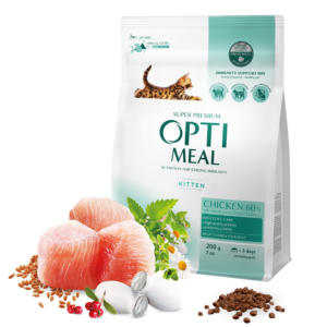 Optimeal Cat Kitten Chicken 200G