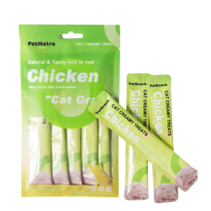 PetMetro Cream Chicken & Cat Grass 75g(15gr x 5) 130024