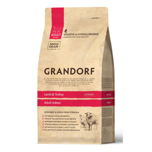 GRANDORF Cat Lamb and Turkey Indoor 2kq