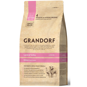 GRANDORF Cat Kitten Lamb and Turkey 8kq