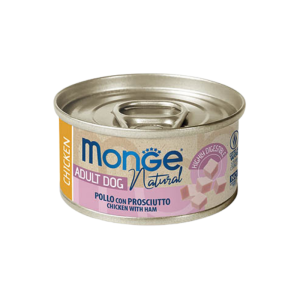 MONGE Natural Adult Dog Chicken with Ham 95qr