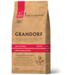 GRANDORF Dog Lamb and Turkey Medium Maxi Adult Ceki