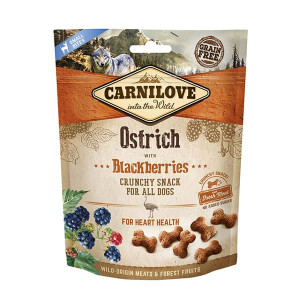 CARNILOVE Dog Snack Ostrich with Blackberries 200g 100406